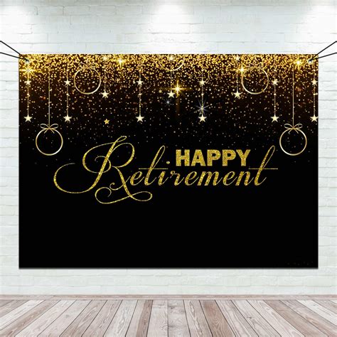 Happy Retirement Party Backdrop Retire Photography Background - Etsy