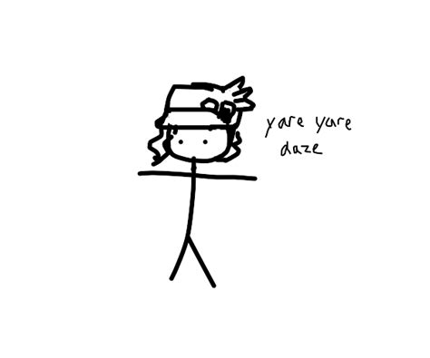 Slightly angry Jotaro - Drawception