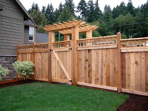 another fence | Backyard fences, Backyard privacy, Backyard landscaping