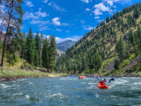 Main Salmon River Whitewater Rafting and Kayaking trip Idaho