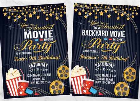 Movie Night Invitation - 15+ Examples, How to Make, Tips