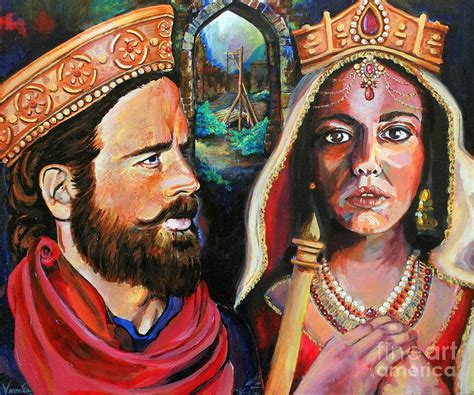 Queen Esther and King Xerxes Painting by Veronica McDonald - Pixels