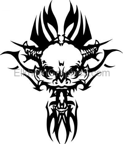 Demon Sticker 124 - Demon Stickers | Elkhorn Graphics LLC