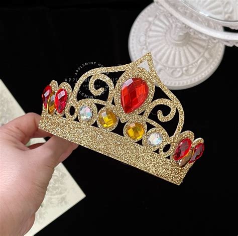 Belle Crown Princess Belle Crown Beauty and the Beast Tiara - Etsy