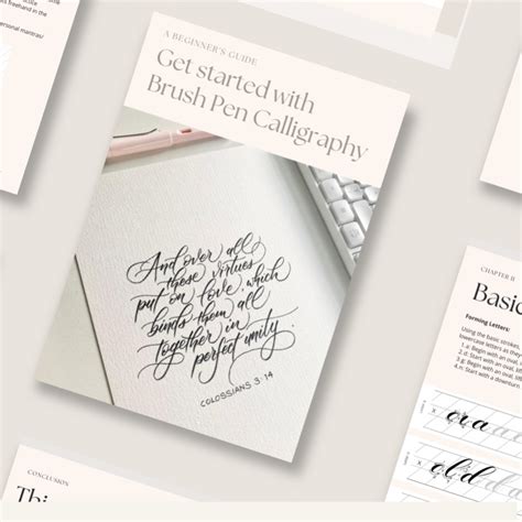 Free E-Guide: Intro to Brush Pen Calligraphy