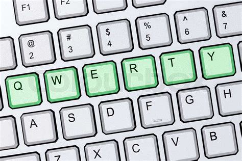 Qwerty keyboard | Stock image | Colourbox