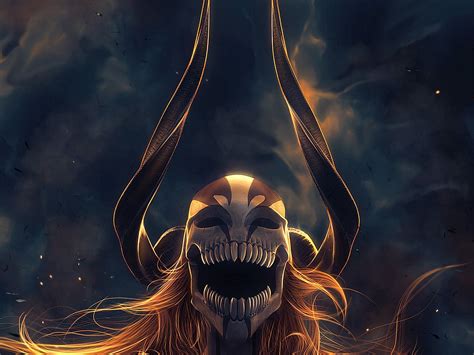 anime, Bleach, Kurosaki Ichigo, Vasto Lorde, Hollow, Horns Wallpapers ...