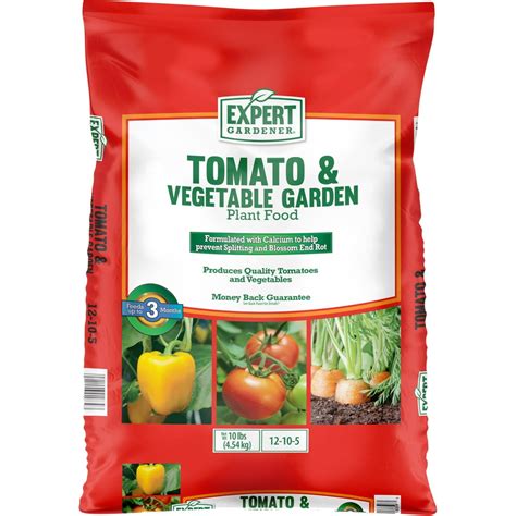 Expert Gardener Tomato & Vegetable Garden Plant Food Fertilizer 12-10-5 ...