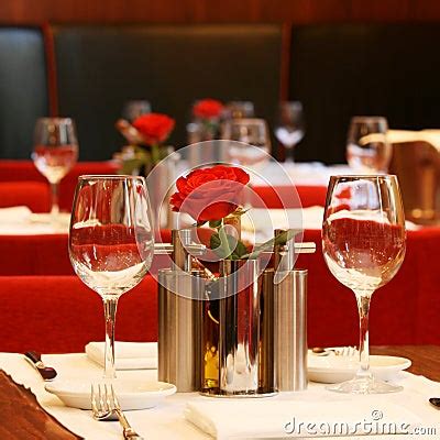 Restaurant Table Setting Royalty Free Stock Image - Image: 17730716