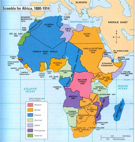 Map Of Colonial Africa 1914 - My Maps