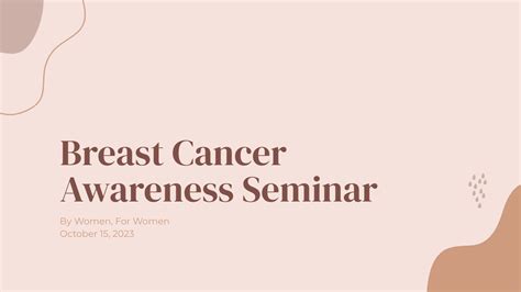 Cancer Awareness Presentation Template | Visme