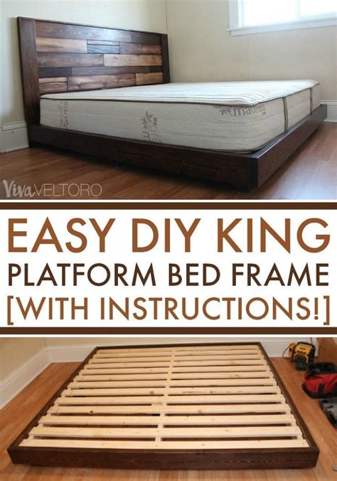 25 Best Ideas Diy King Size Bed Frame Plans - Home, Decoration, Style ...