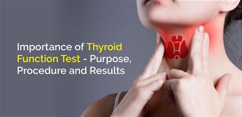 Importance of Thyroid Function Test - Purpose, Procedure and Results ...