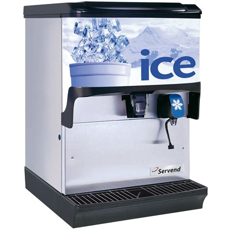 Servend 2705723 S250 Countertop Ice and Water Dispenser - 250 lb. Ice ...