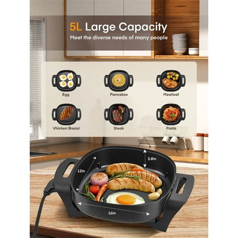 Ceramic Electric Frying Pan