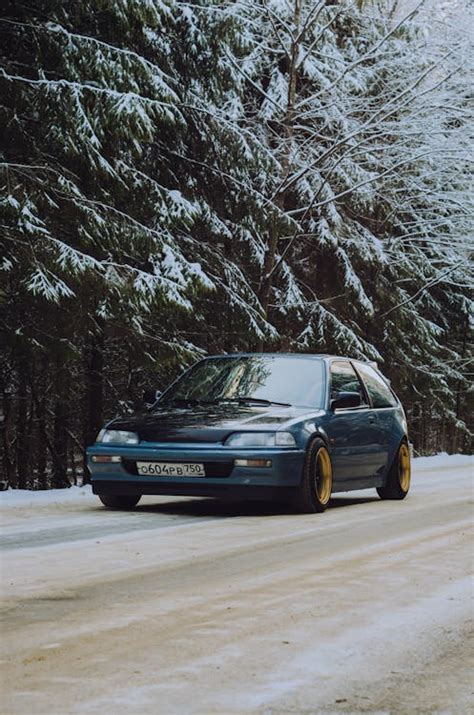 A Vintage Honda Civic Hatchback · Free Stock Photo