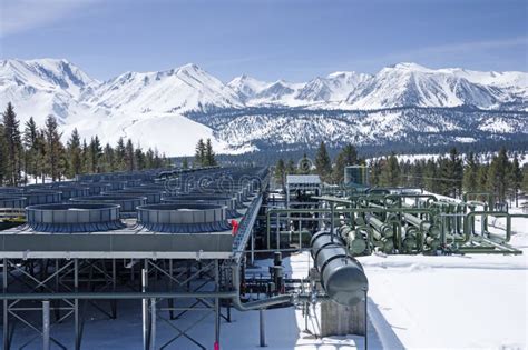 Geothermal Power Plant stock image. Image of cooling - 272817883