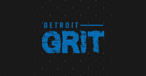 Detroit GRIT, Lions Football themed artwork - Detroit Grit - T-Shirt ...