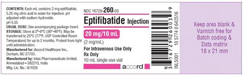 Order Eptifibatide (Eptifibatide) 0.75 mg/mL INJECTION, SOLUTION online ...