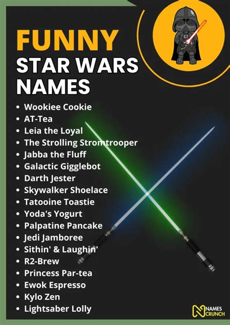 250+ Funny Star Wars Names - Names Crunch