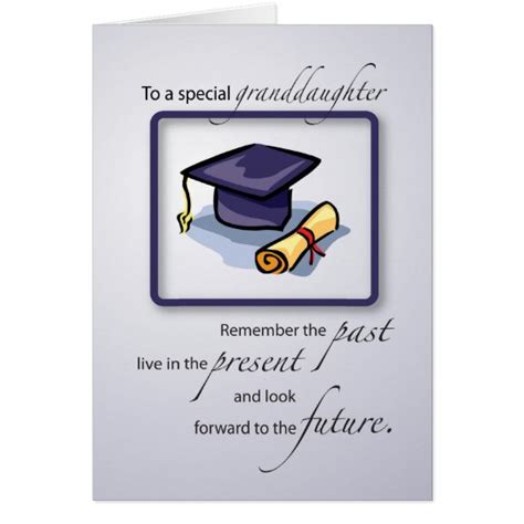 Granddaughter Graduation Congratulations Remember Card | Zazzle.com