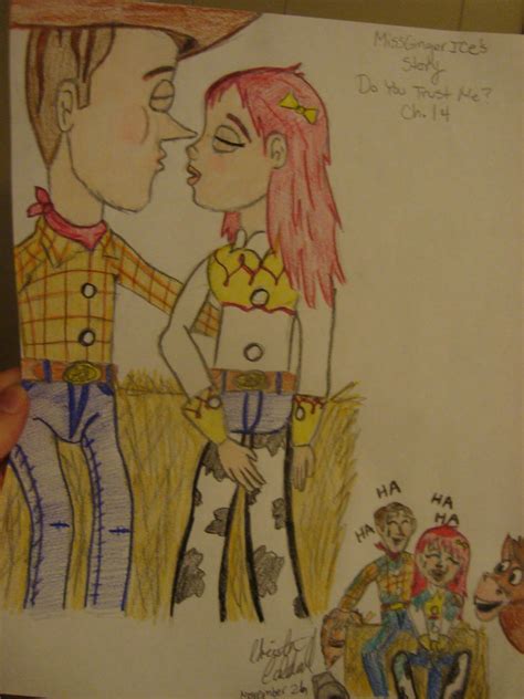 Woody and Jessie about to kiss by spidyphan2 on DeviantArt