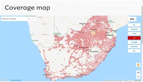 Mtn Coverage Map South Africa – Topographic Map of Usa with States