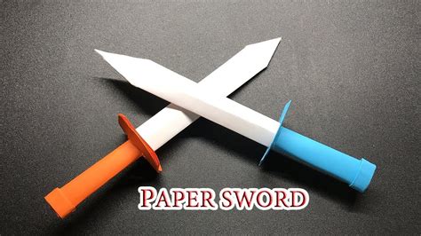 How to make a paper sword easy tutorial – Artofit