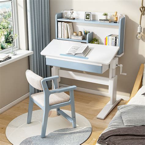 Adjustable Study Desks > Solid Wood/Shelf/90cm Height Max – OZ Study Desks