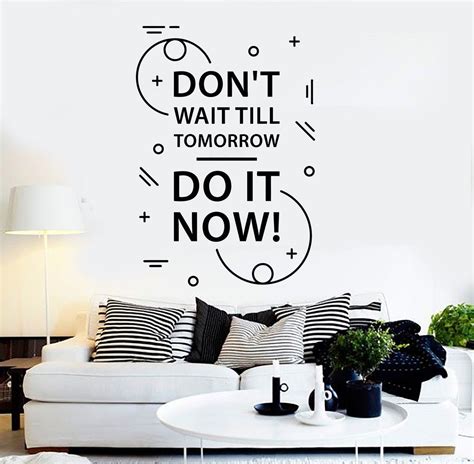 Vinyl Wall Decal Motivation Quote Inspire Room Stickers Mural Unique G ...