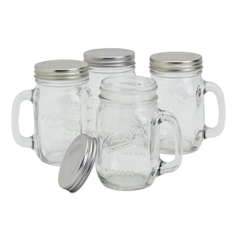 Mason Craft & More 8pc 16oz Mason Jars with Lids & Reviews | Wayfair