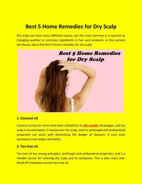 Best 5 Home Remedies for Dry Scalp