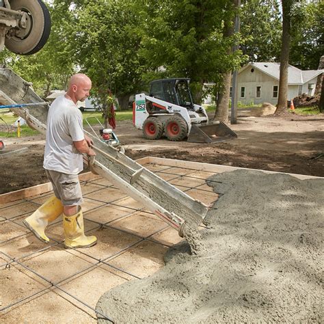 How to Pour a Perfect Concrete Slab | Handy