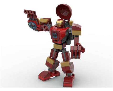 LEGO MOC Iron Man Mech by meregt | Rebrickable - Build with LEGO