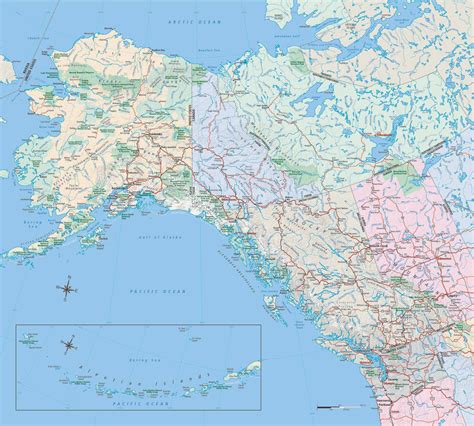 Map of Alaska - The Best Alaska Maps for Cities and Highways