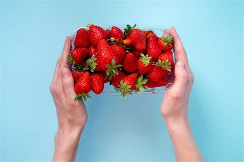 Premium Photo | Organic strawberry fresh harvest