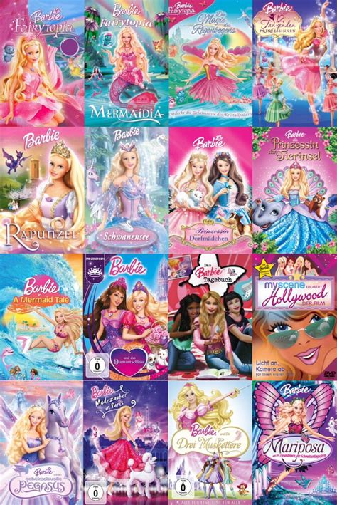 Best Barbie Movies | Barbie movies list, Barbie movies, Disney princess ...