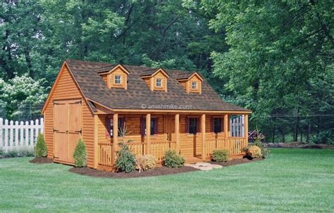 Log Cabin Heritage Sheds - Amish Mike- Amish Sheds, Amish Barns, Sheds ...