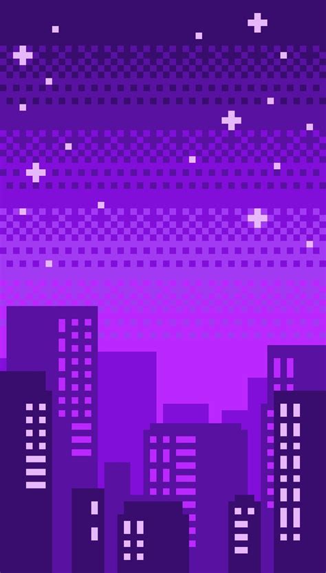 Purple Pixel Aesthetic