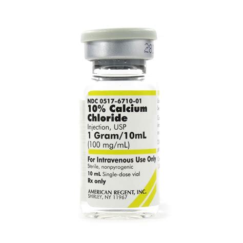 Calcium Chloride 10% 13.6mEq, 100mg/mL, SDV, 10mL Vial | McGuff Medical ...