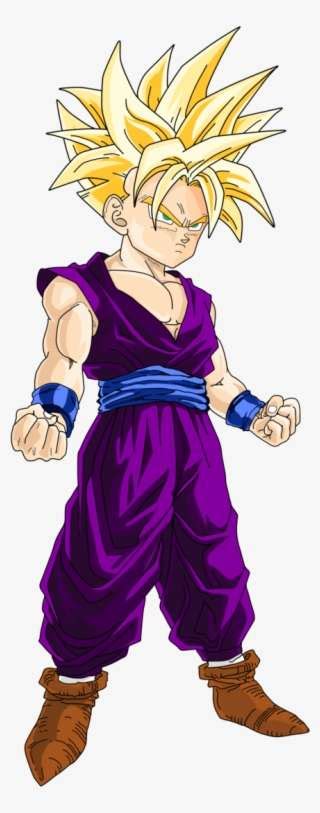 Kid Gohan With Sword Download - Kid Gohan Namek Png PNG Image ...