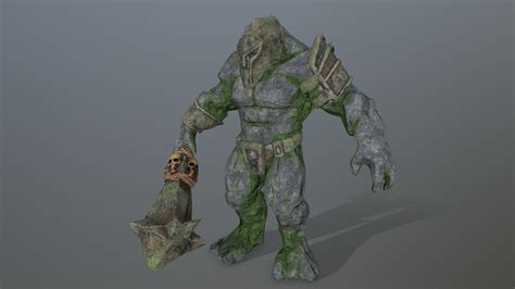 3D Rock Monster Model - TurboSquid 1937632