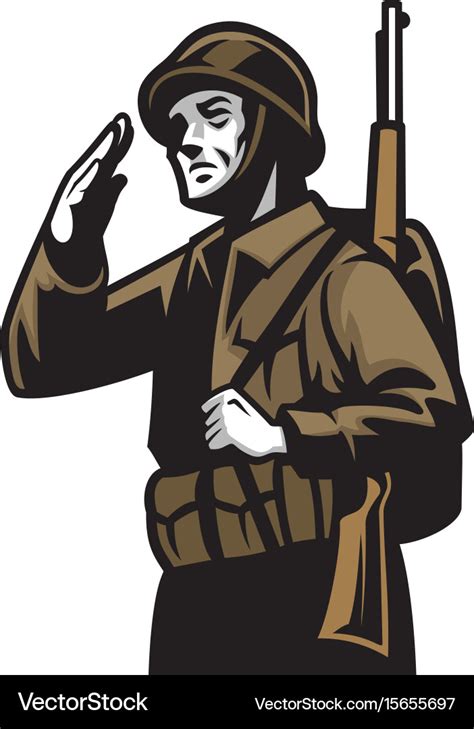 World war soldier Royalty Free Vector Image - VectorStock