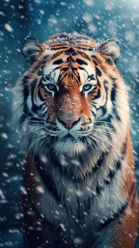 A 4K ultra HD mobile wallpaper featuring a regal and powerful Siberian ...