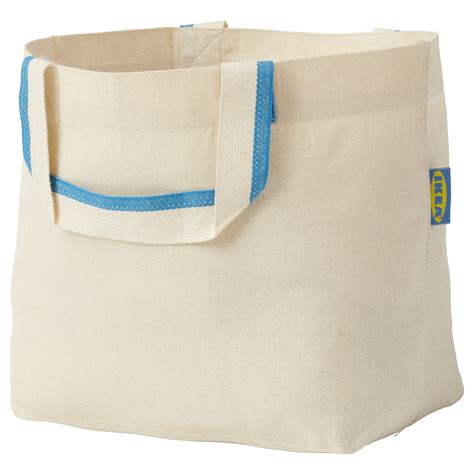 SPIKRAK shopping bag, cotton/natural, 3 gallon - IKEA