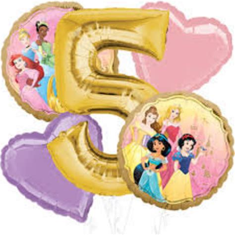 Disney Princess Balloon Bouquet Party Birthday Decorations - Etsy