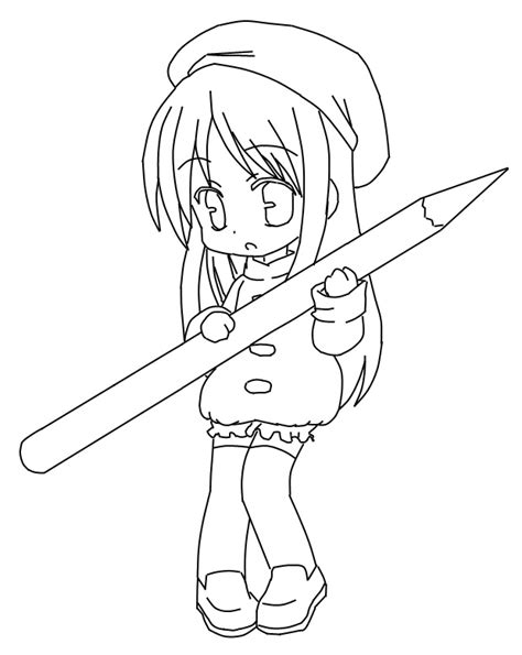 Chibi Lineart By Heavenlyborn123 On Deviantart