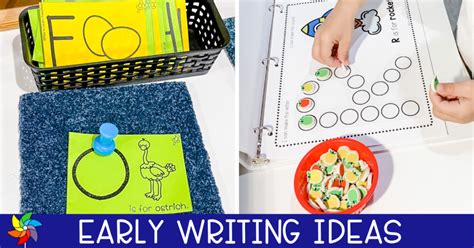 Early Writing Ideas for Preschoolers - Play to Learn Preschool