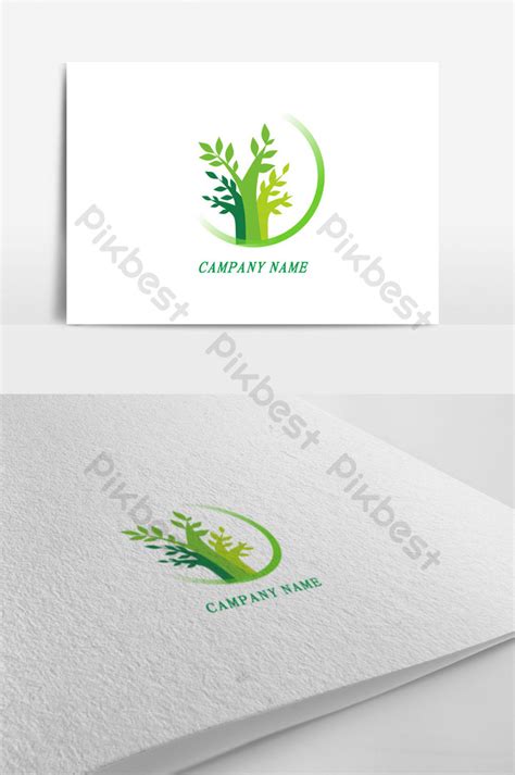 Green environmental protection vector simple company creative logo ...