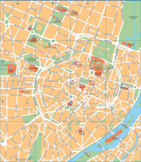 Munich street map - Ontheworldmap.com